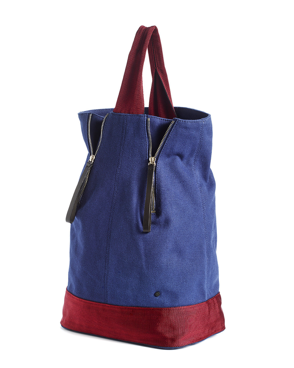 The Ashton Indigo/burgundy